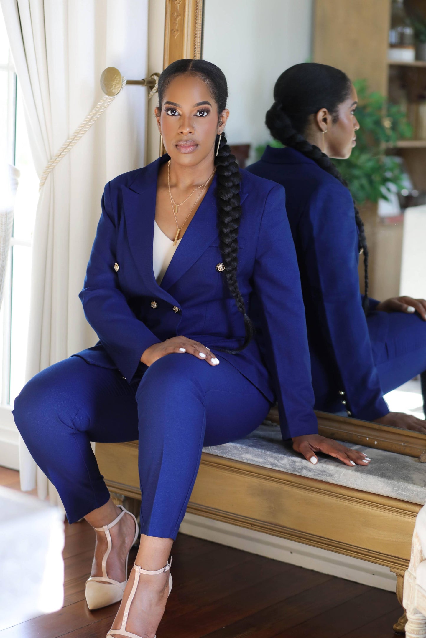 Classic in Navy Women's Suit